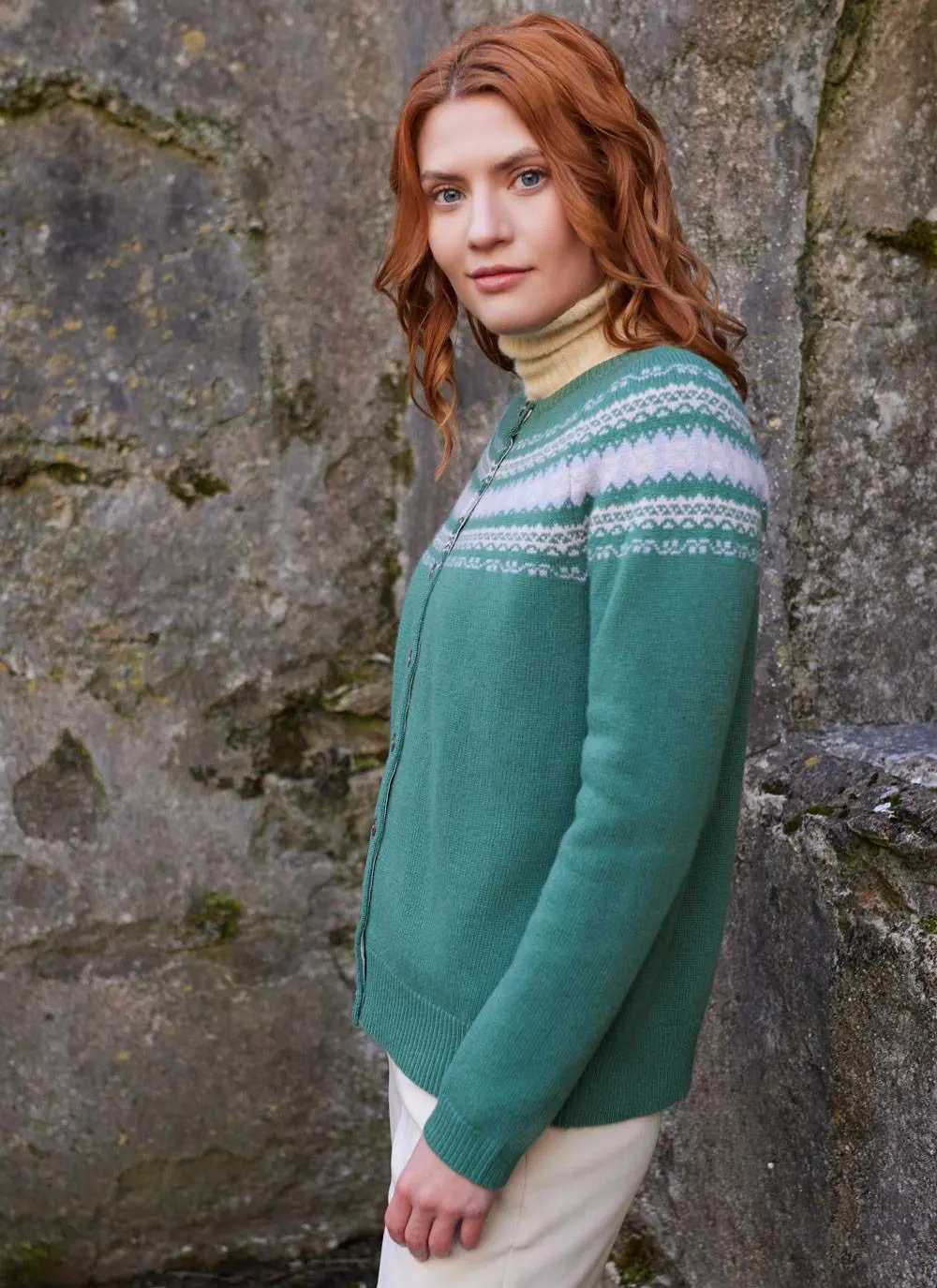 Fair Isle Merino Cardigan