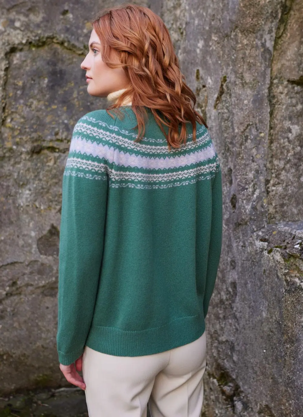 Fair Isle Merino Cardigan