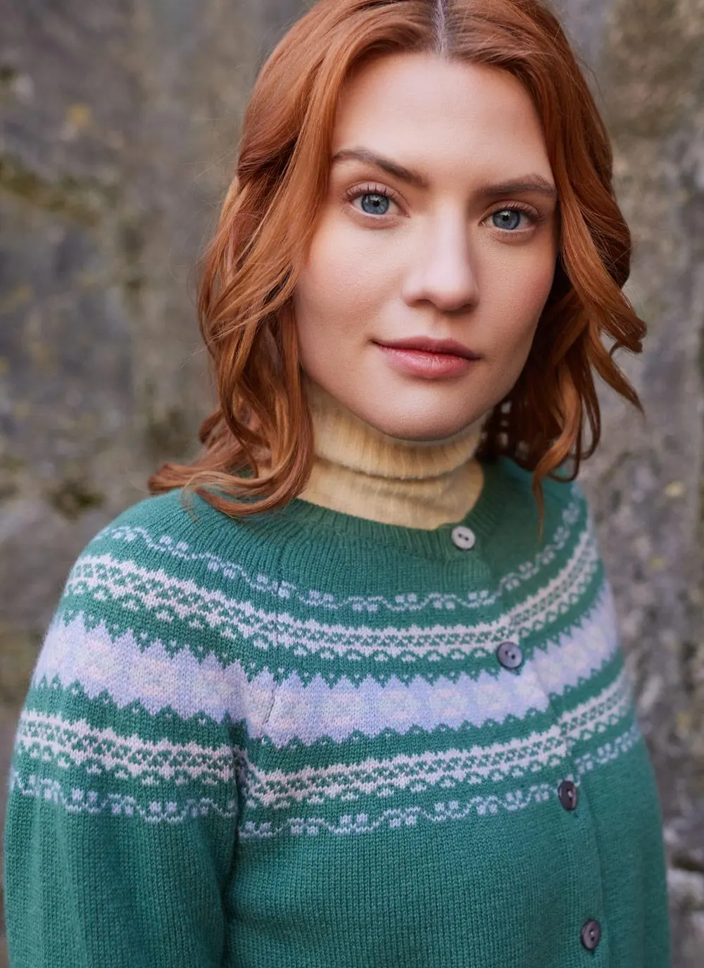 Fair Isle Merino Cardigan