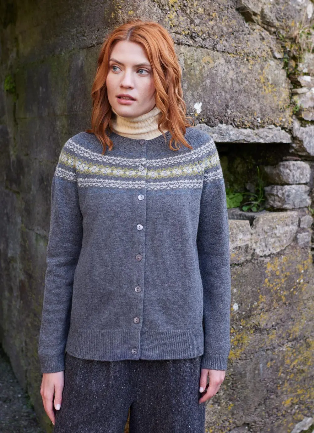 Fair Isle Merino Cardigan