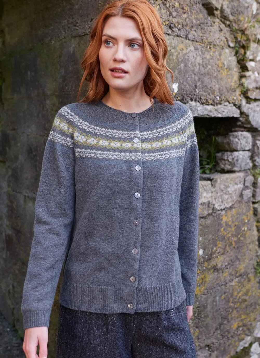 Fair Isle Merino Cardigan