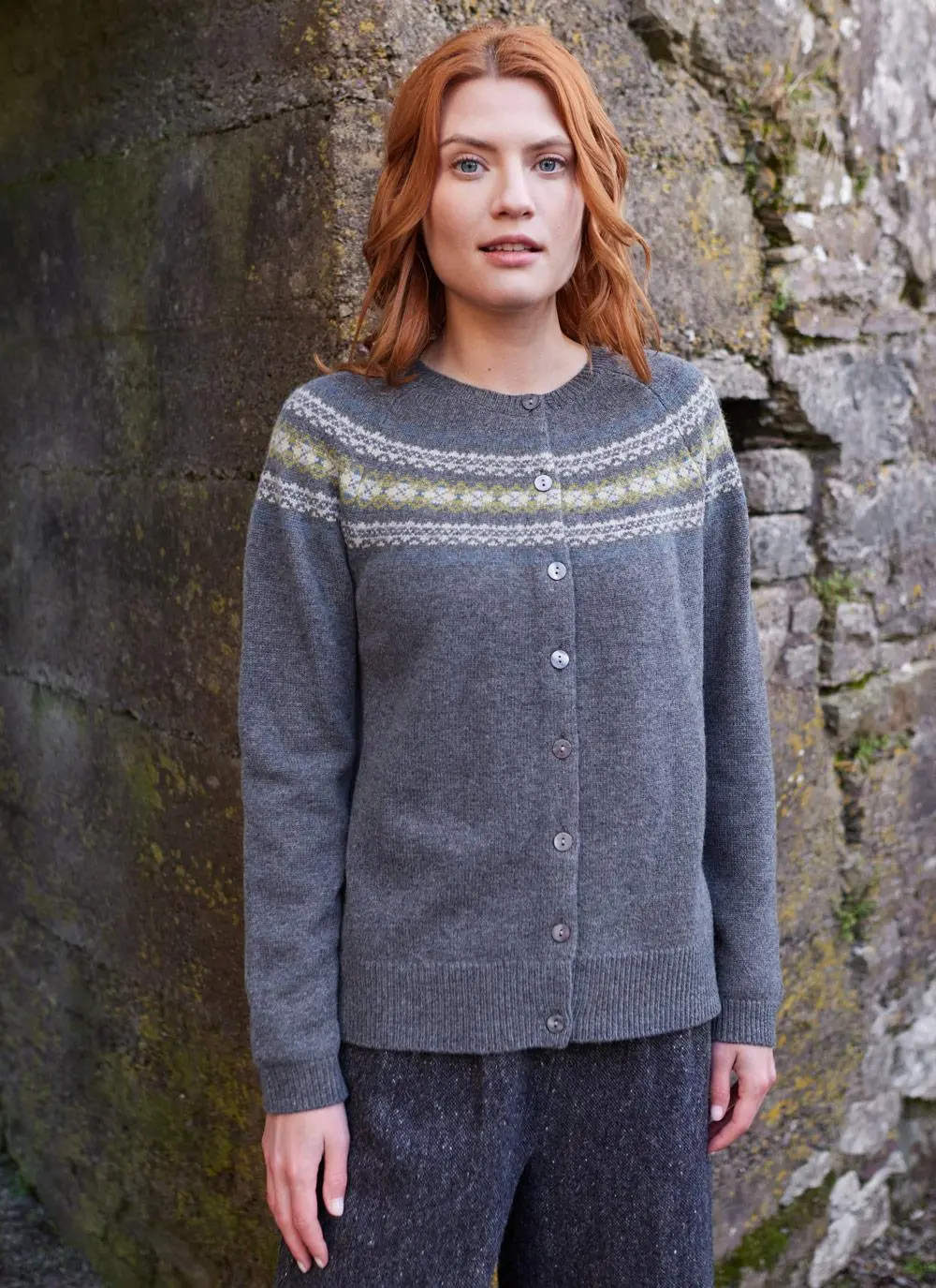 Fair Isle Merino Cardigan