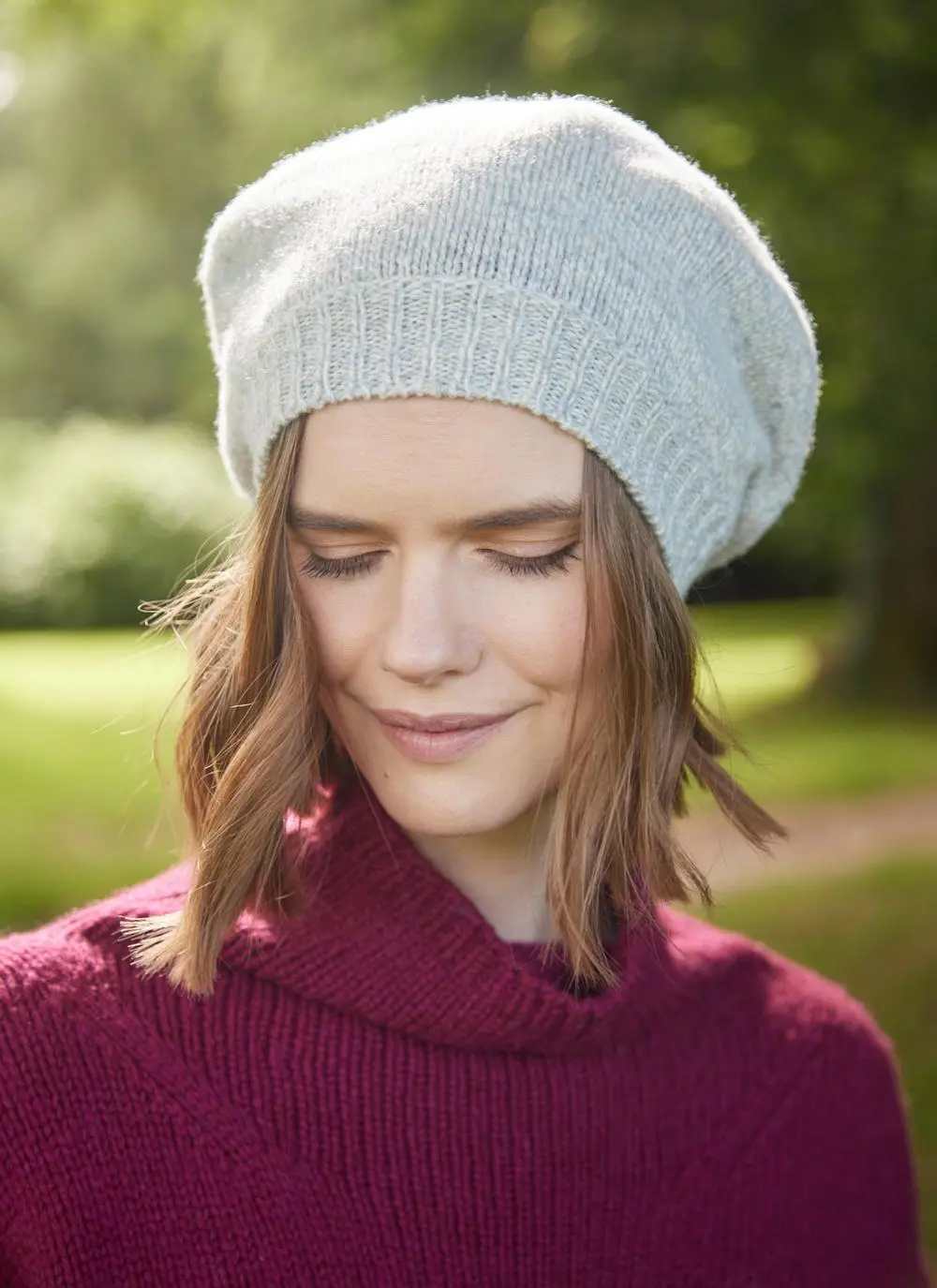 Fisherman Wool Cashmere Beret