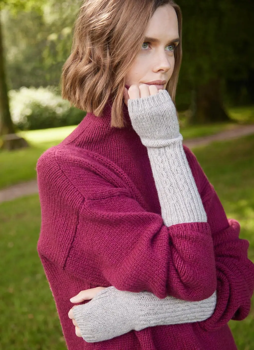 Fisherman Wool Cashmere Handwarmers