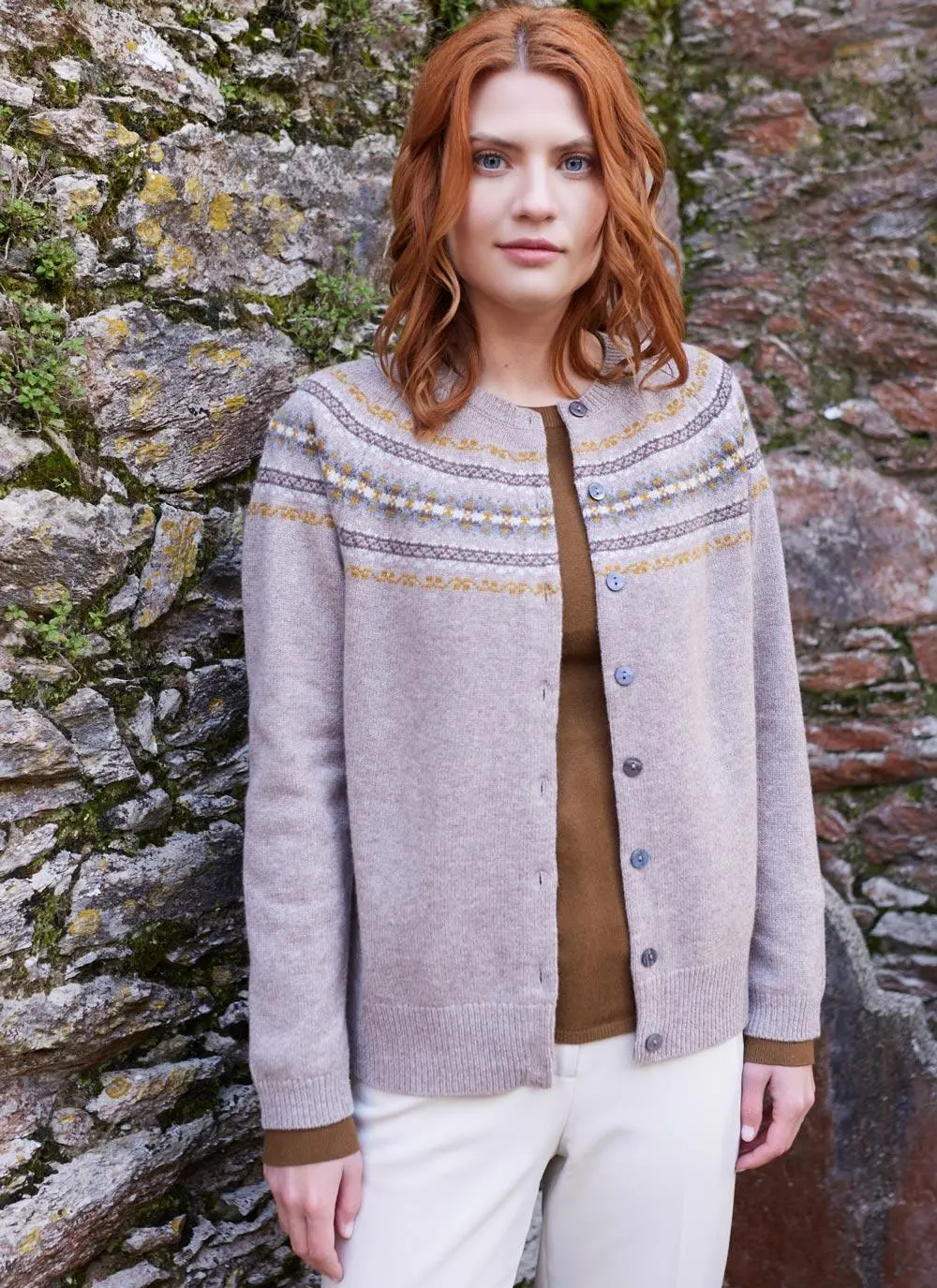 Fair Isle Merino Cardigan