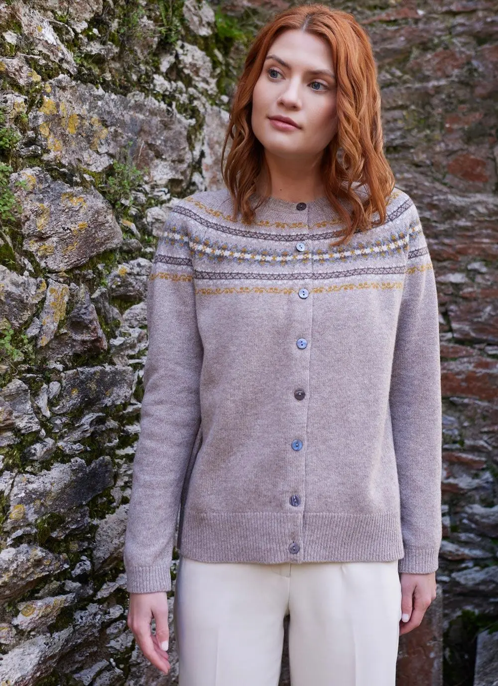 Fair Isle Merino Cardigan