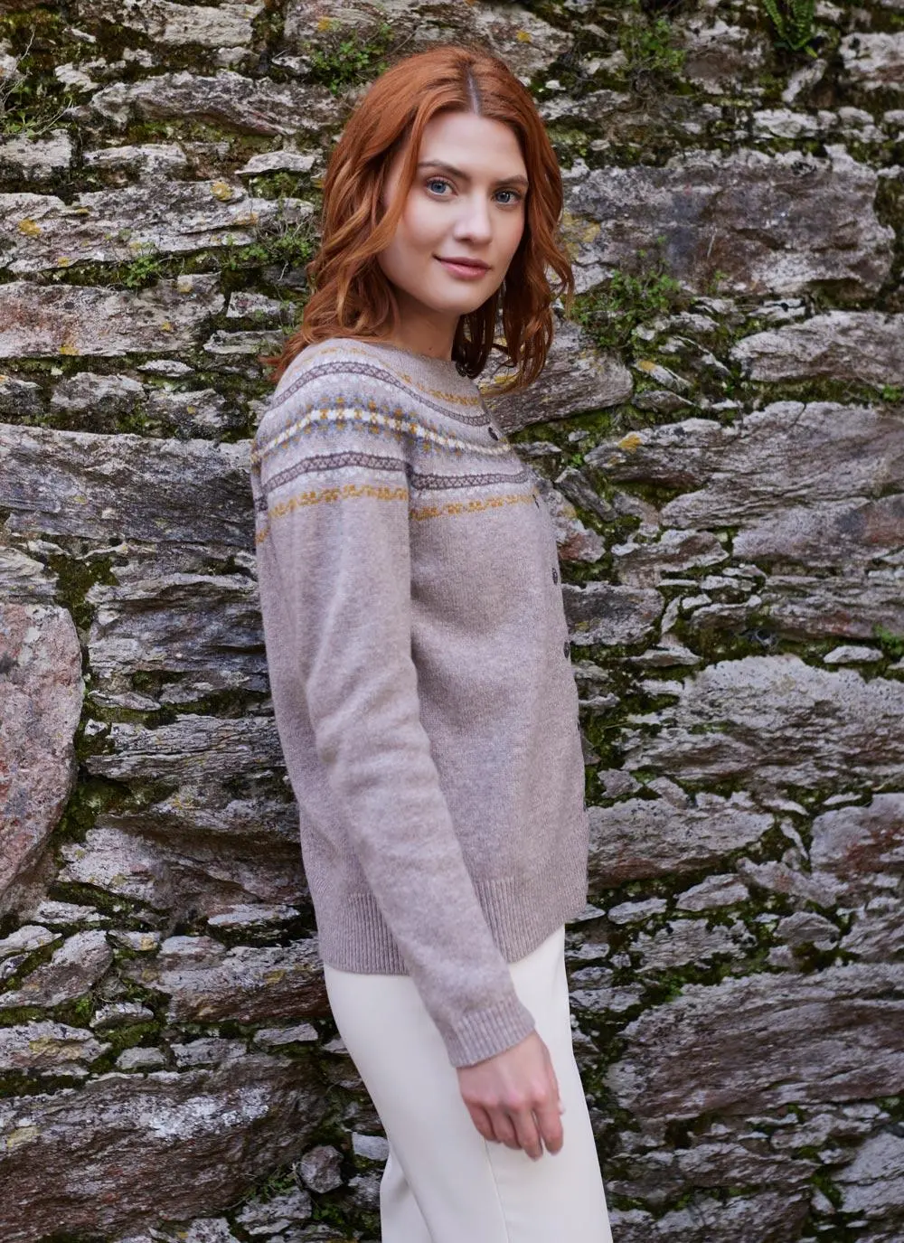 Fair Isle Merino Cardigan