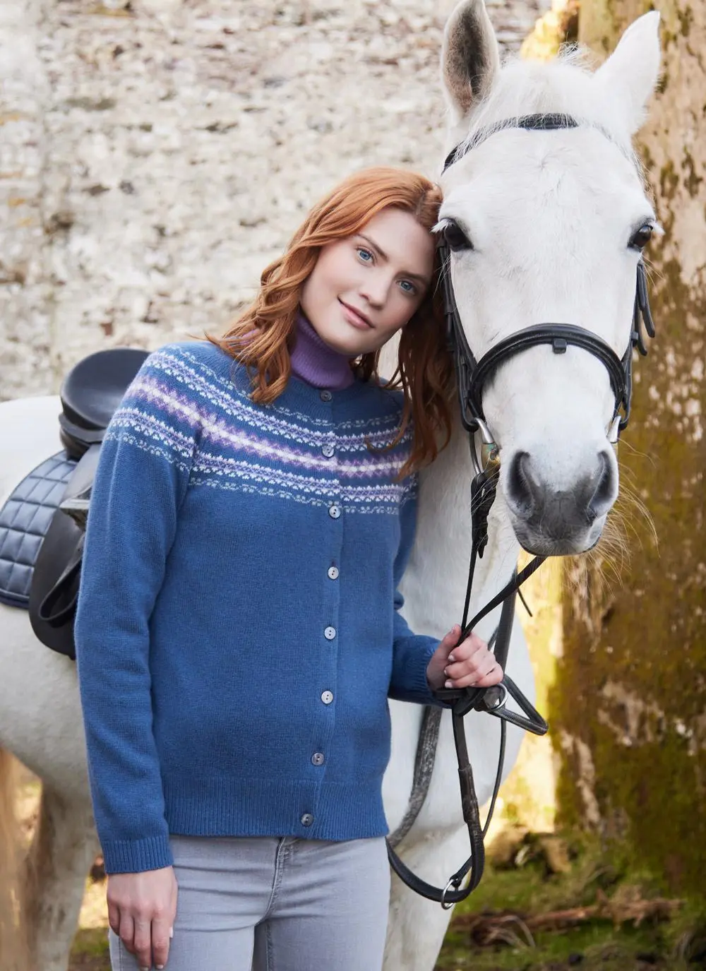 Fair Isle Merino Cardigan