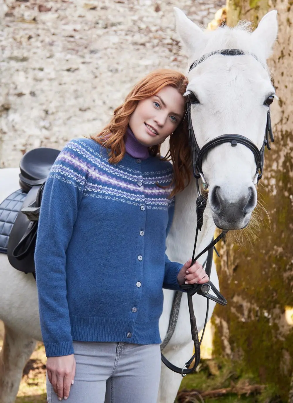 Fair Isle Merino Cardigan