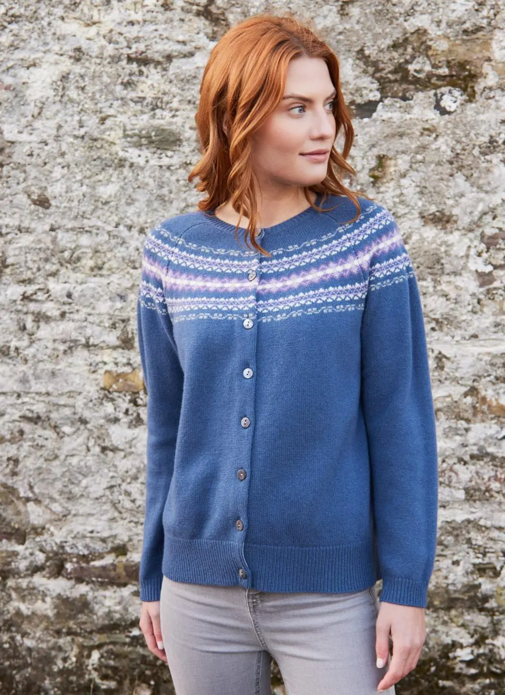 Fair Isle Merino Cardigan