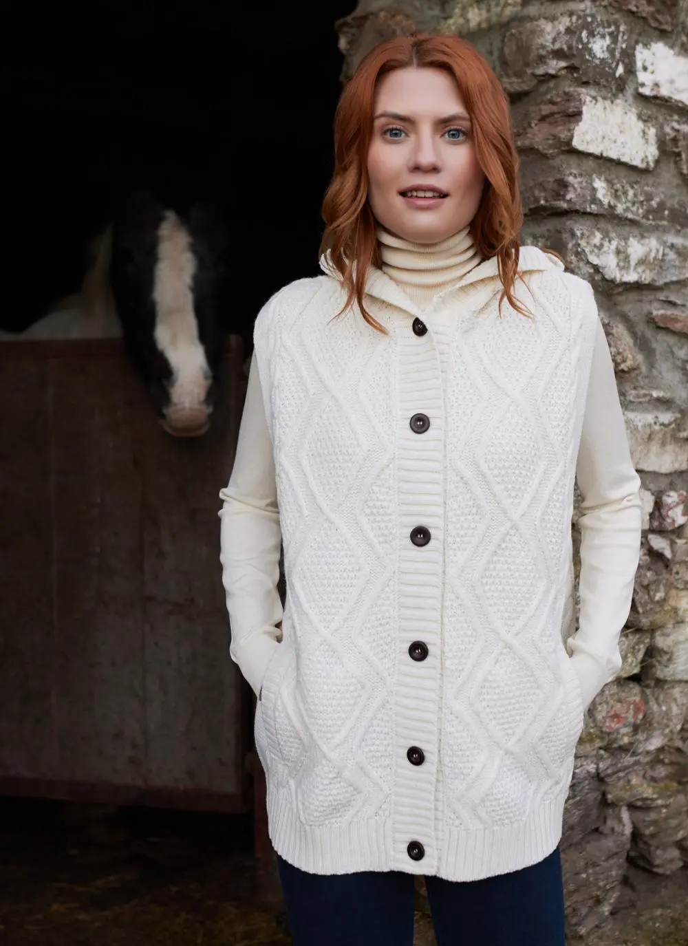 Pearl White Clodagh Tweed Jacket | Tuckernuck Pearl White / XXL