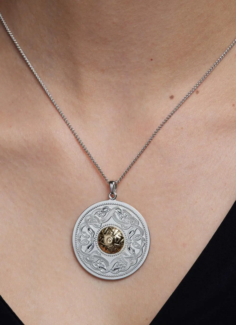 ID Mini Locket Chain Necklace Adjustable 41-46cm/16-18' in 18ct Gold  Vermeil on Sterling Silver | Jewellery by Monica Vinader
