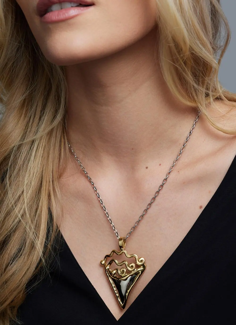 Two Tone Wild Atlantic Way Pendant
