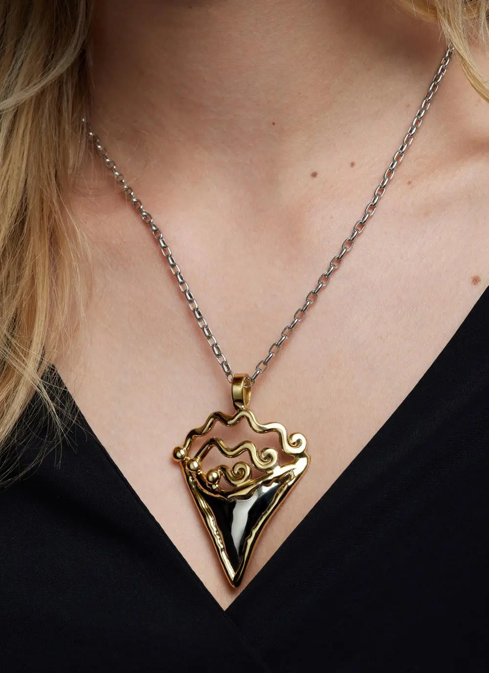 Two Tone Wild Atlantic Way Pendant