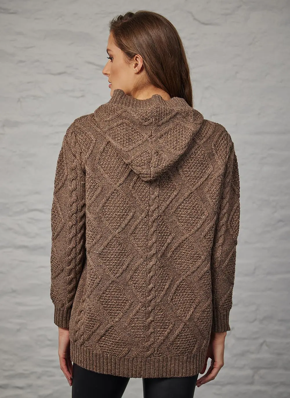 Hannah Hooded Button Cardigan 