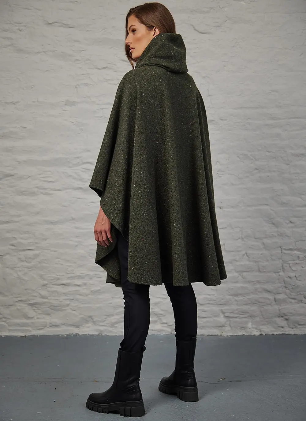 Irish Tweed Classic Hooded Cape