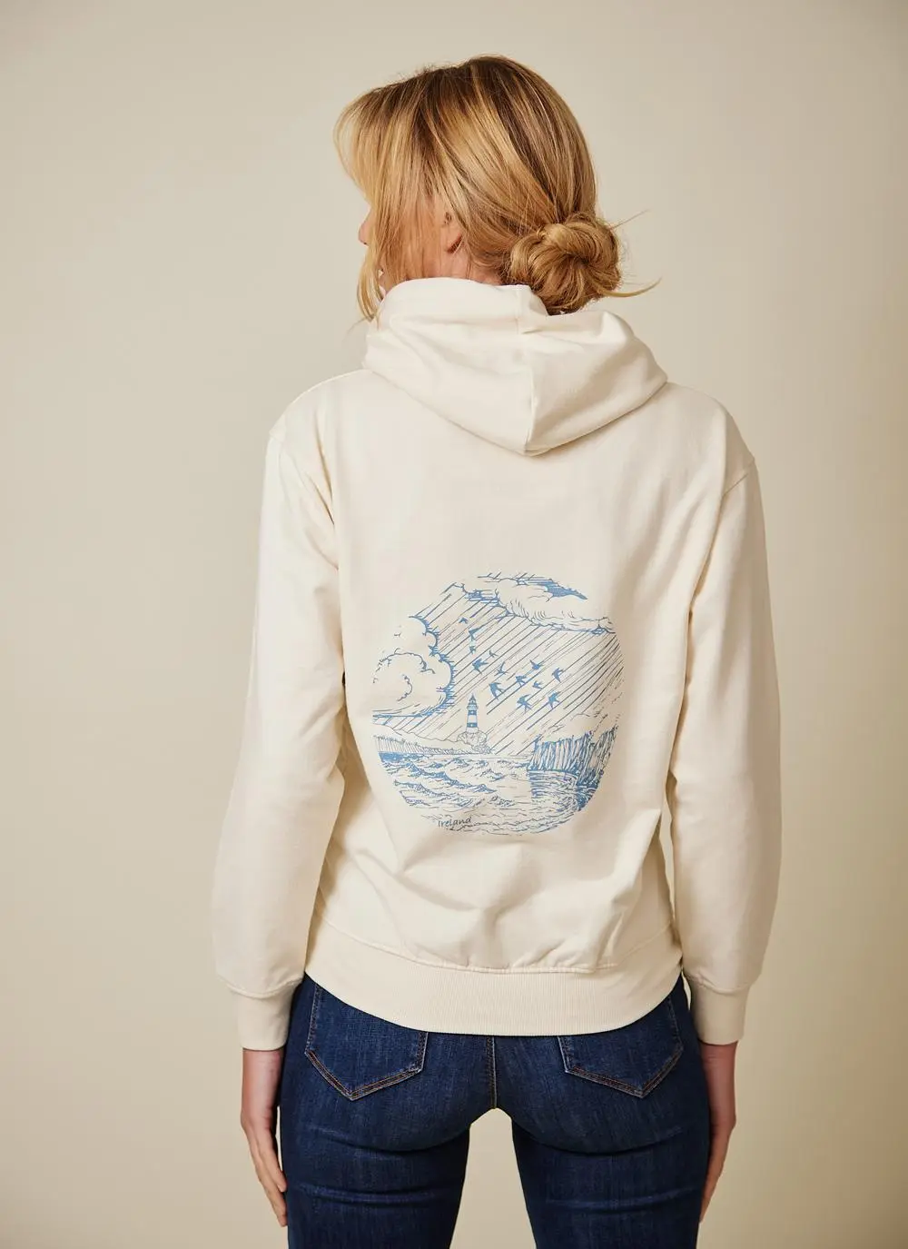 Unisex Lighthouse Graphic Sustainable Hoodie