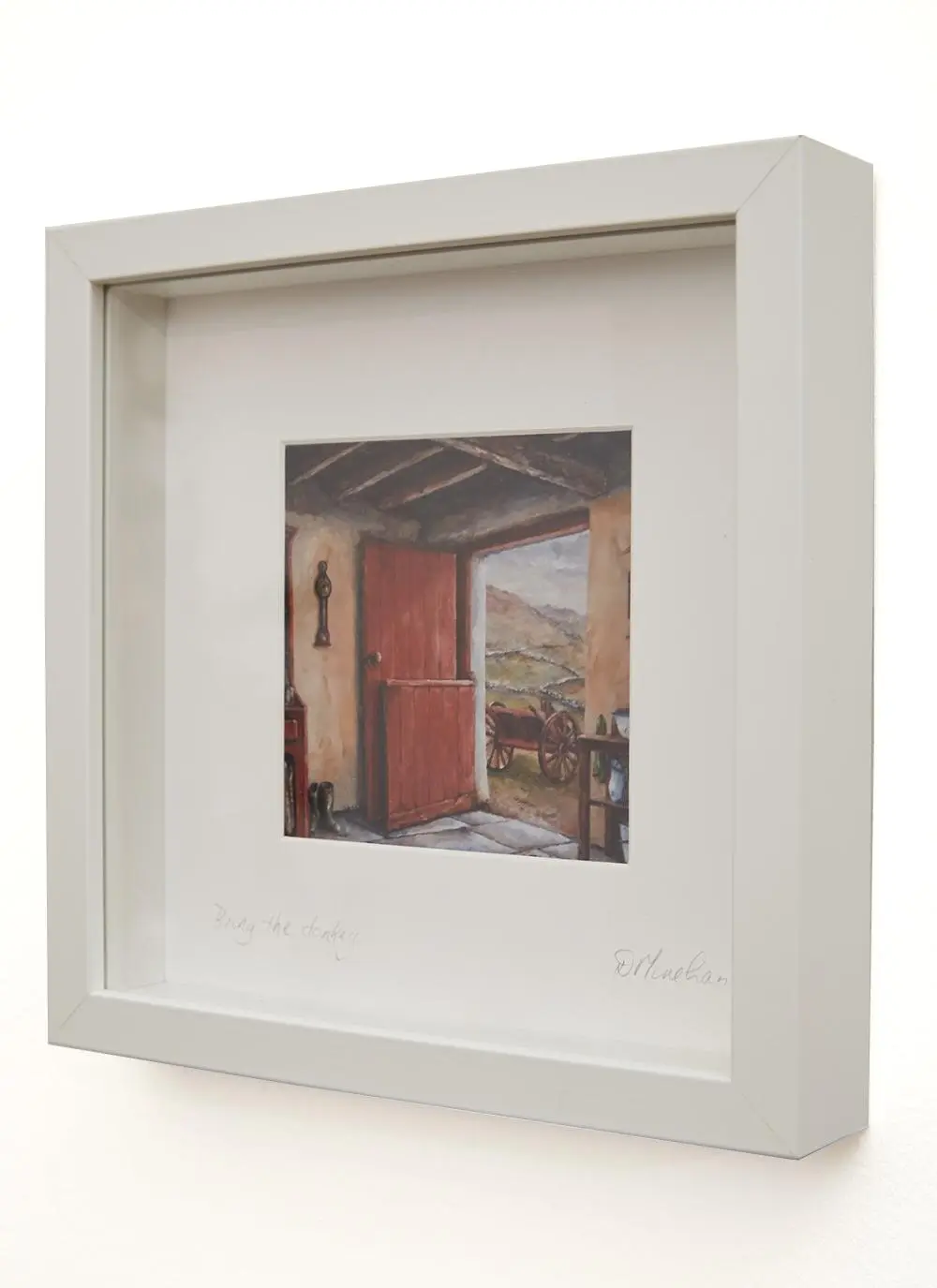 Bring The Donkey Framed Print