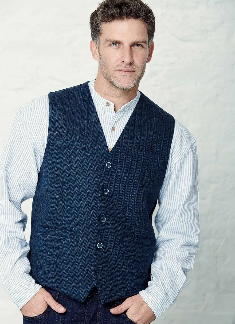 Danny Herringbone Waistcoat