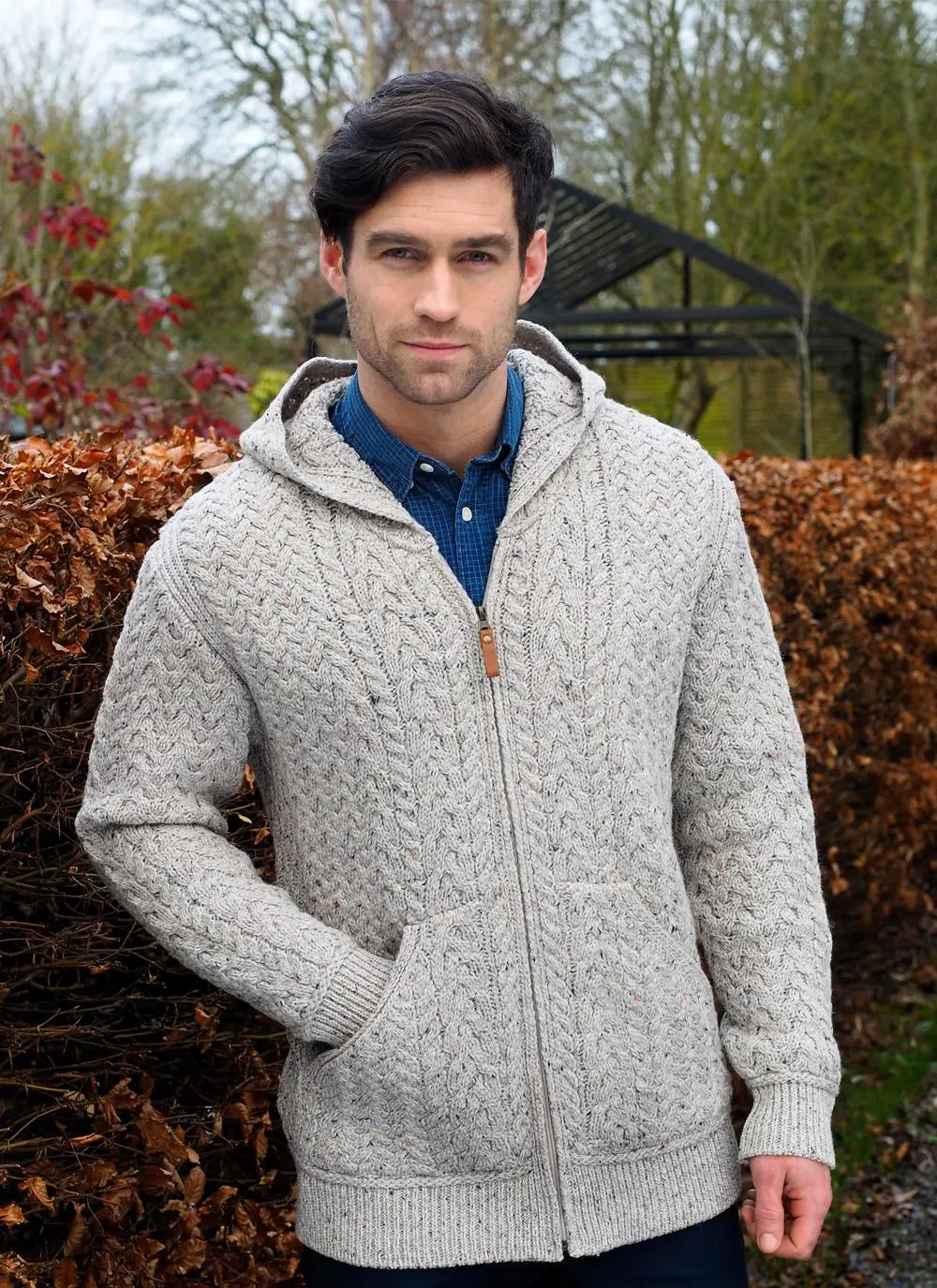 Men's Heritage Hooded Zip Cardigan