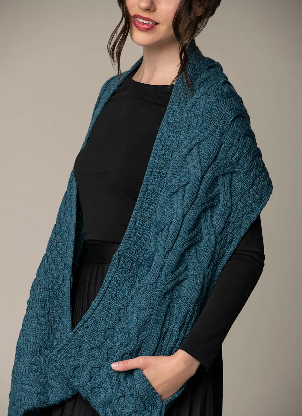 Supersoft Merino Wool Pocket Scarf