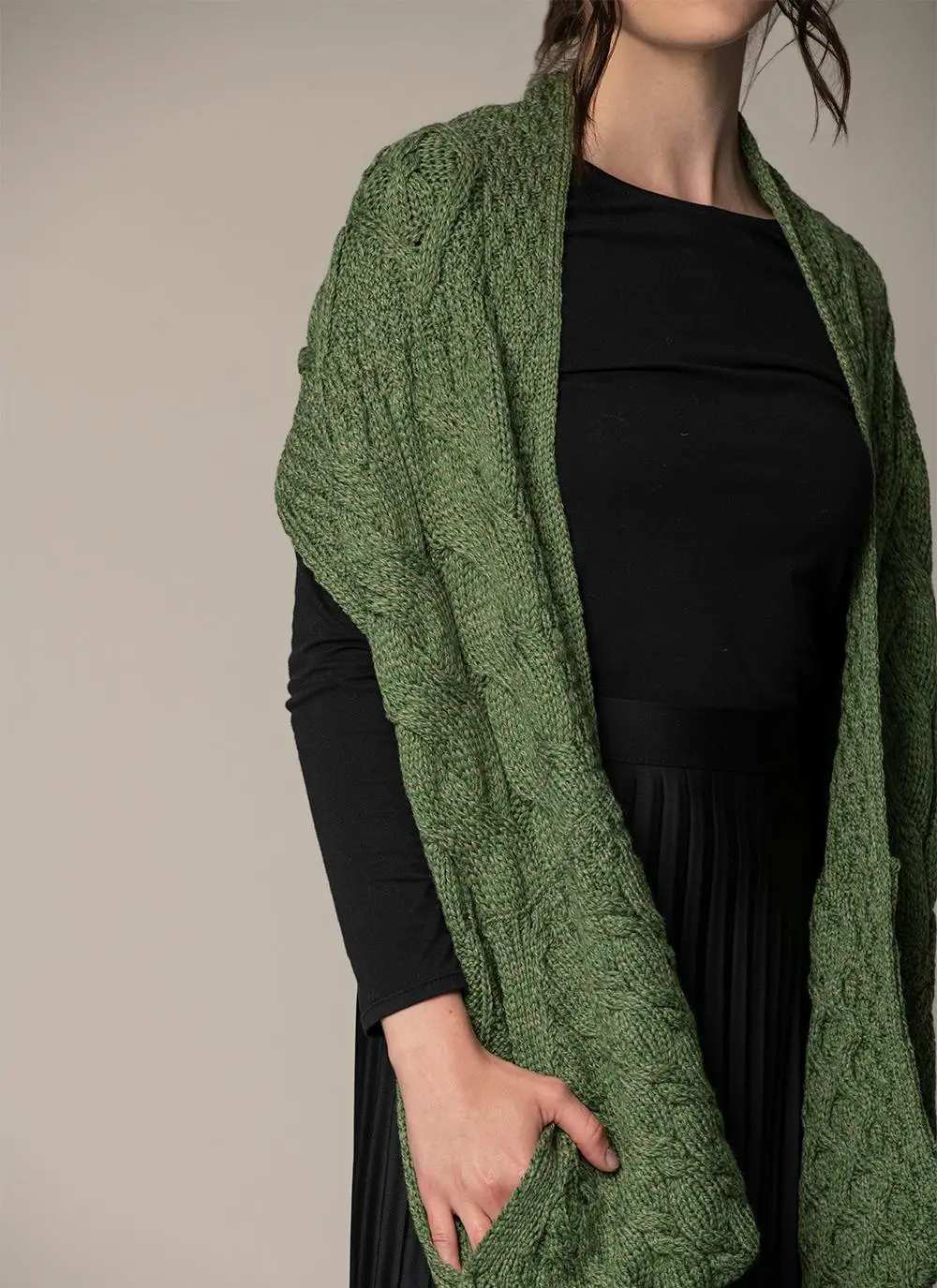 Supersoft Merino Wool Pocket Scarf