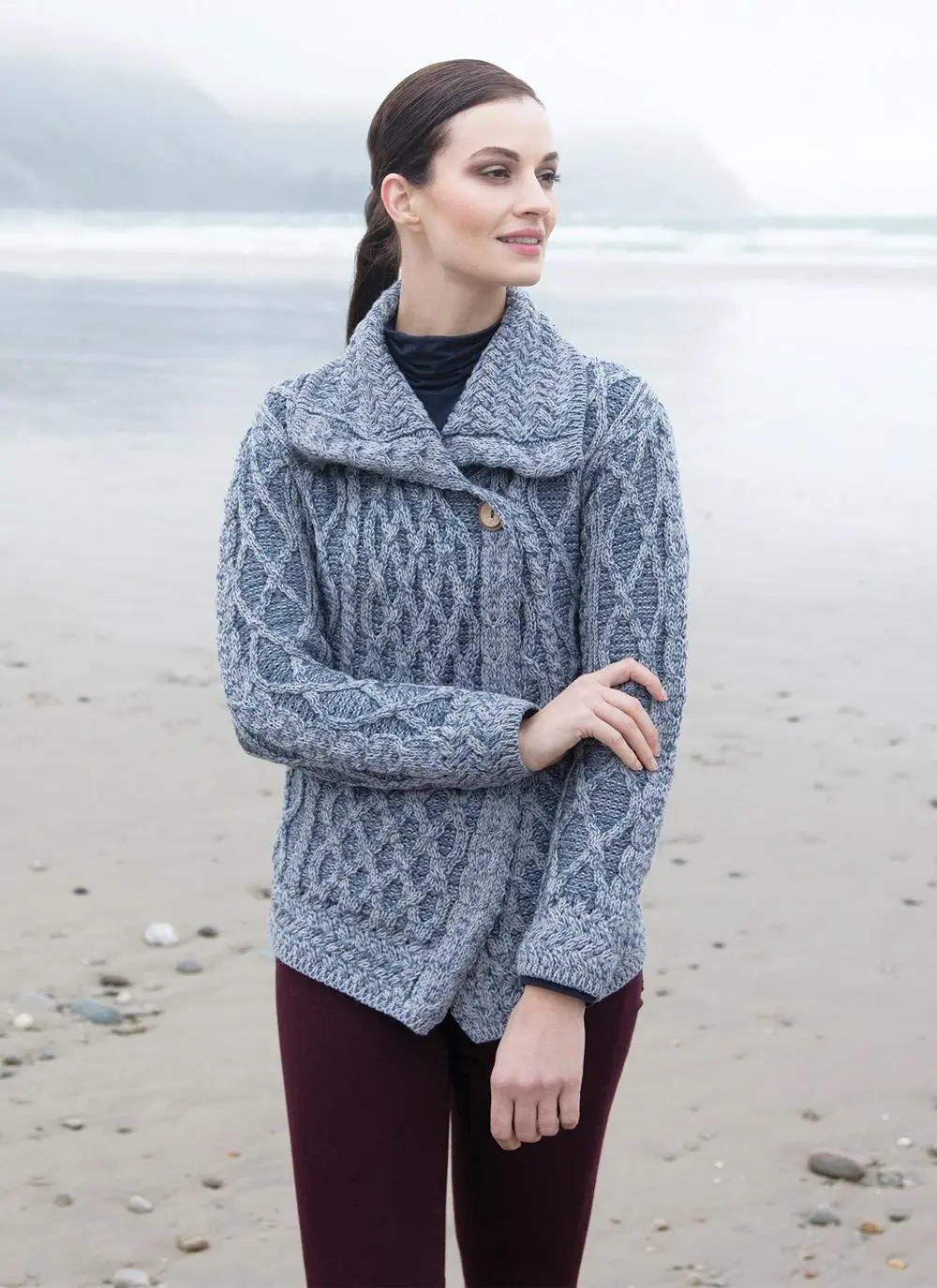 Trellis Plaited Cardigan