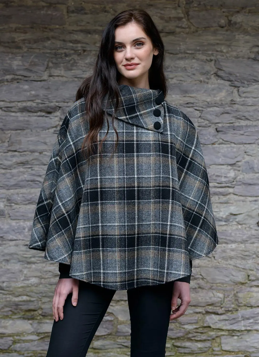 Mucros Wool Poncho