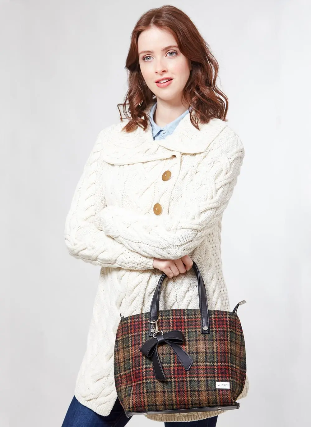 Mucros Niamh Tweed Handbag