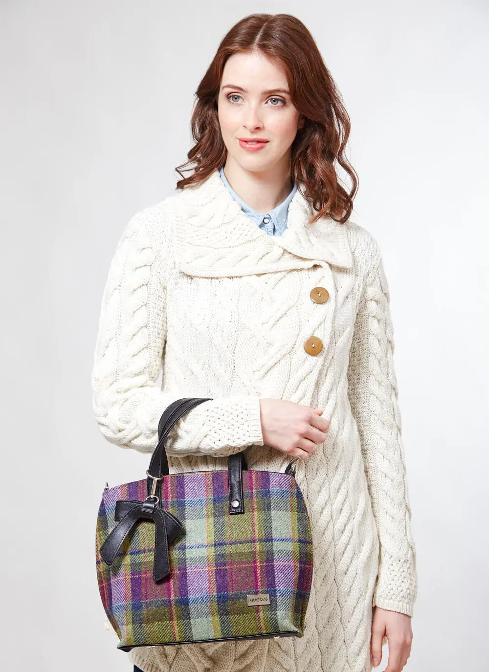 Mucros Niamh Tweed Handbag