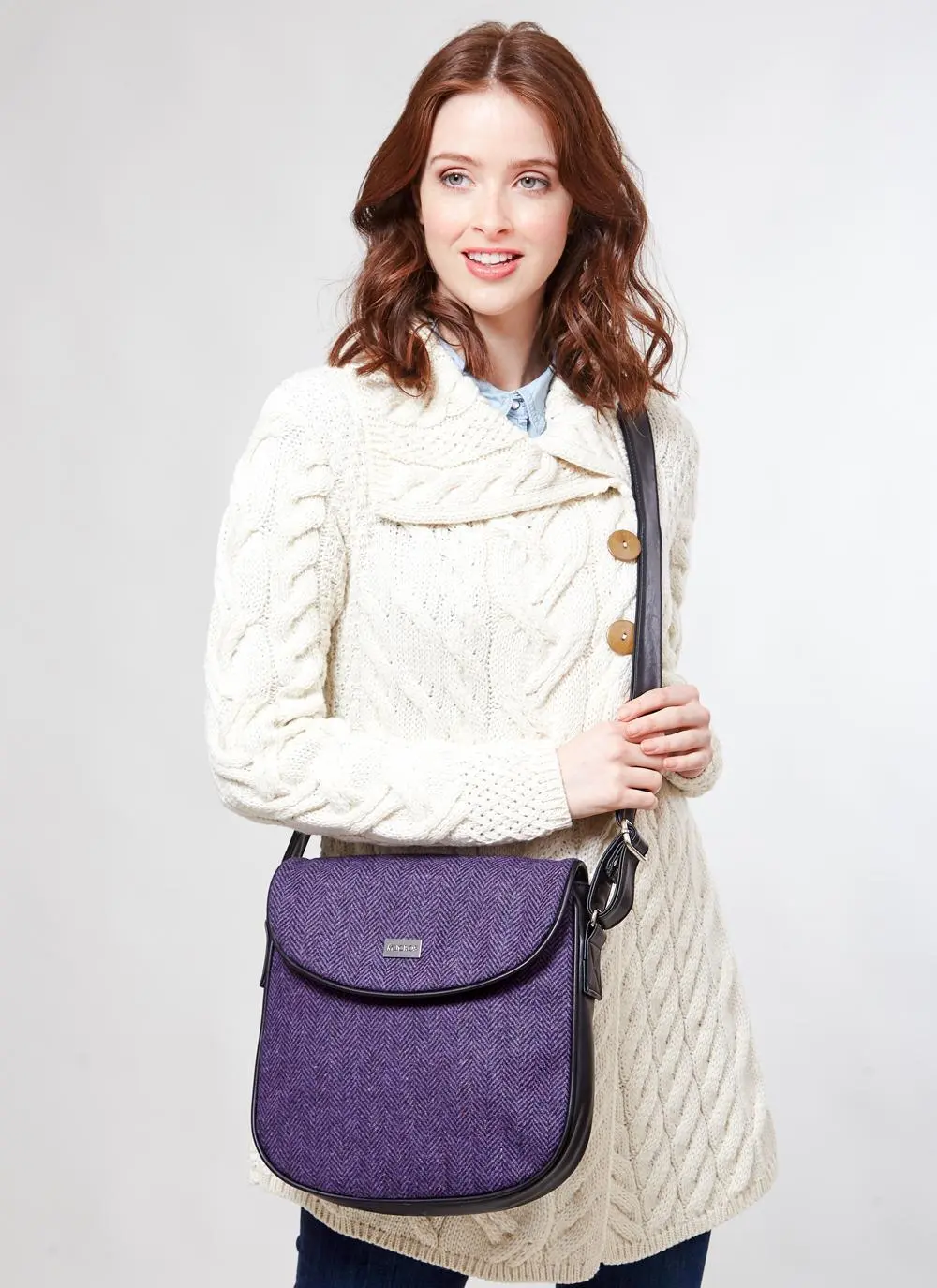 Mucros Orla Tweed Satchel Bag