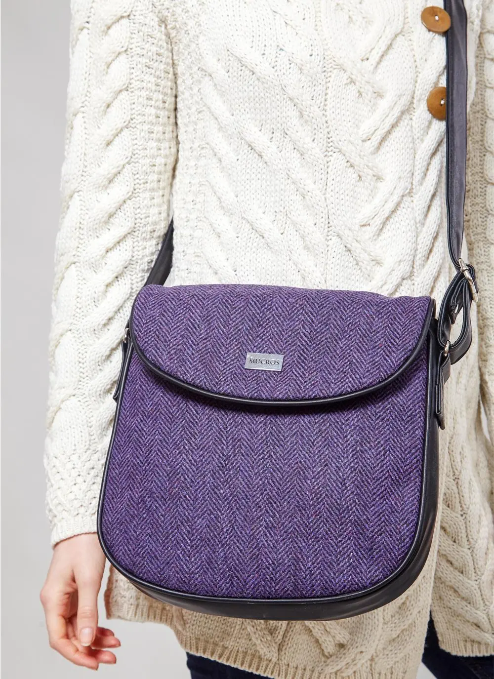 Mucros Orla Tweed Satchel Bag