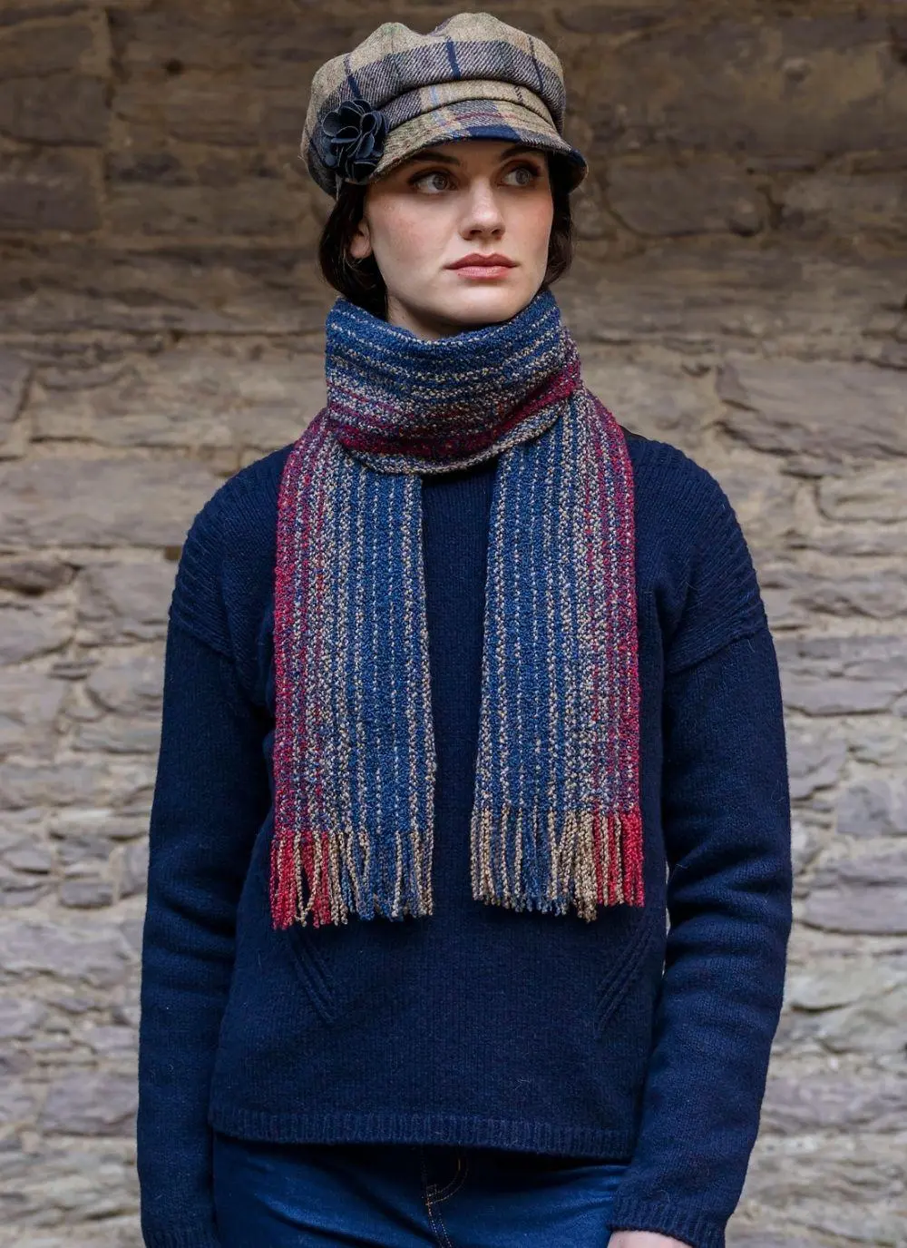Mucros Wool Cashmere Skellig Scarf