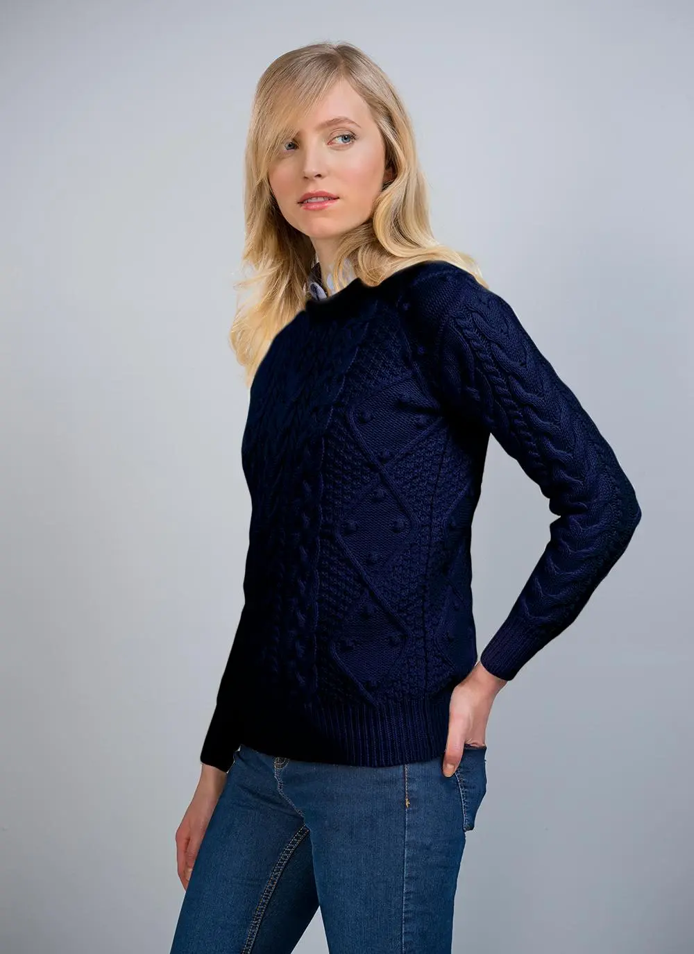 Muireann Aran Crew Neck