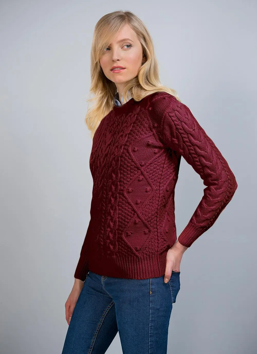 Muireann Aran Crew Neck