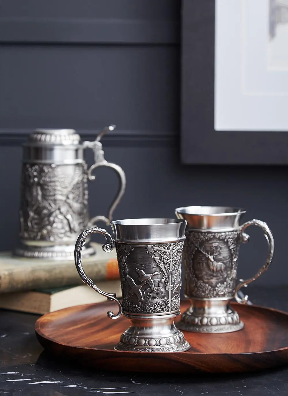 Woodland Scene Ornate Stag Tankard