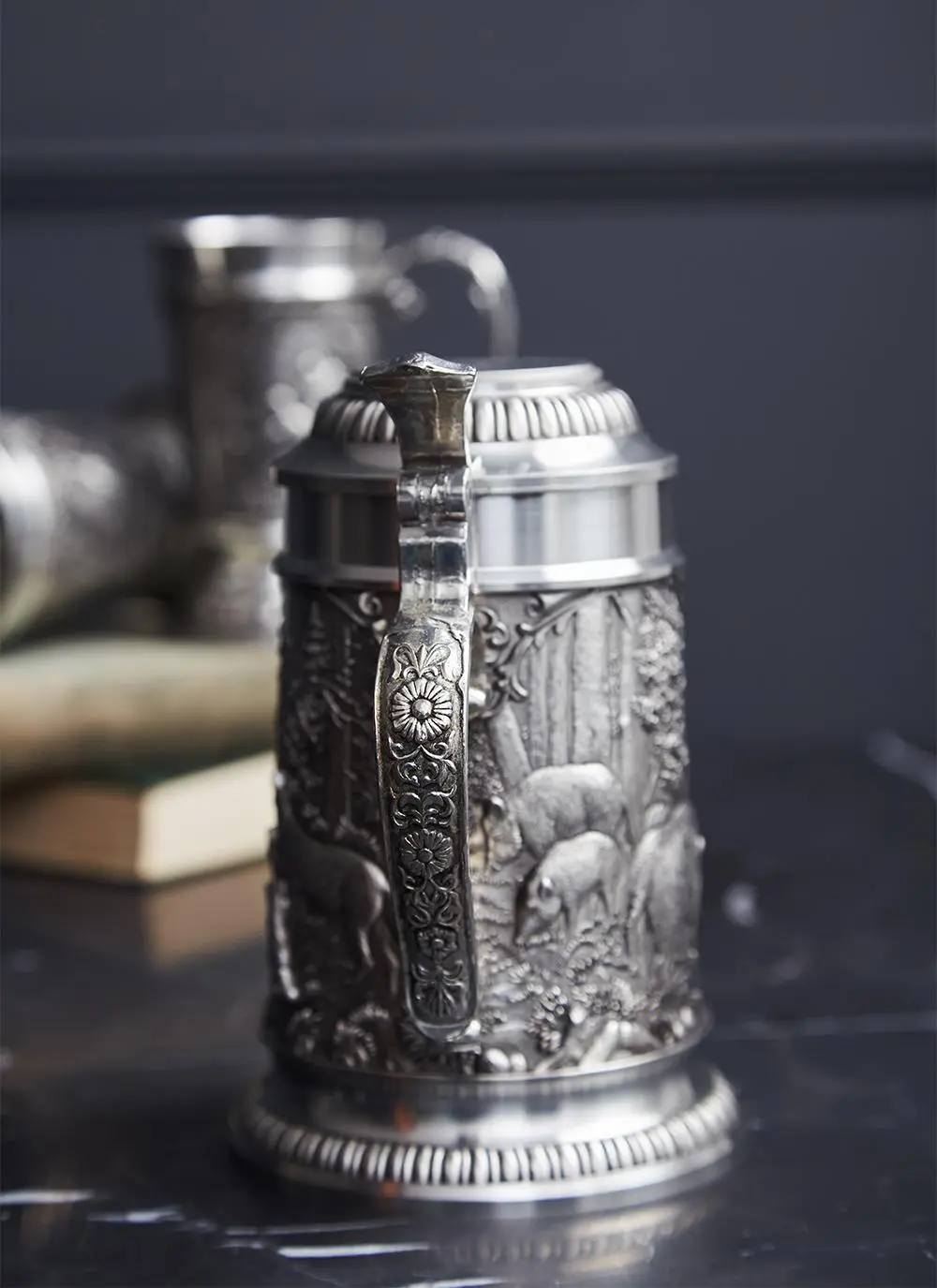 Irish Woodlands Scene Ornate Stein