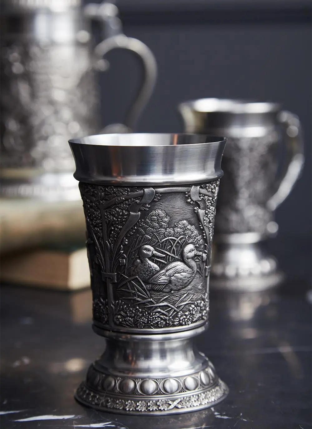 Woodland Scene Ornate Ducks Tankard