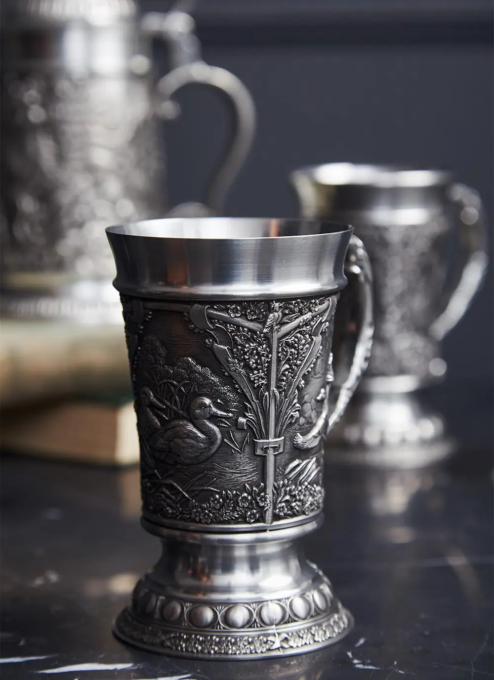 Woodland Scene Ornate Ducks Tankard