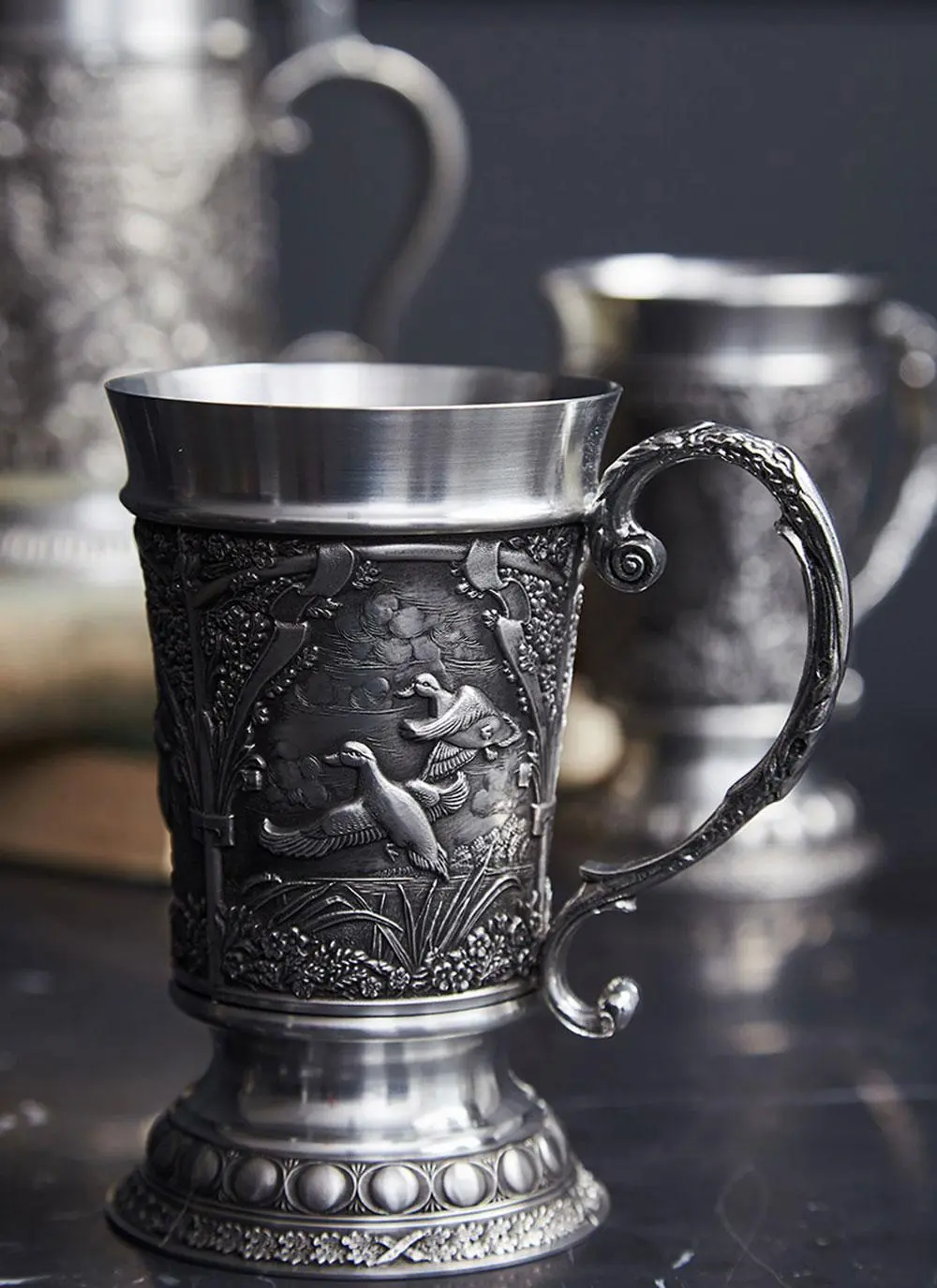 Woodland Scene Ornate Ducks Tankard
