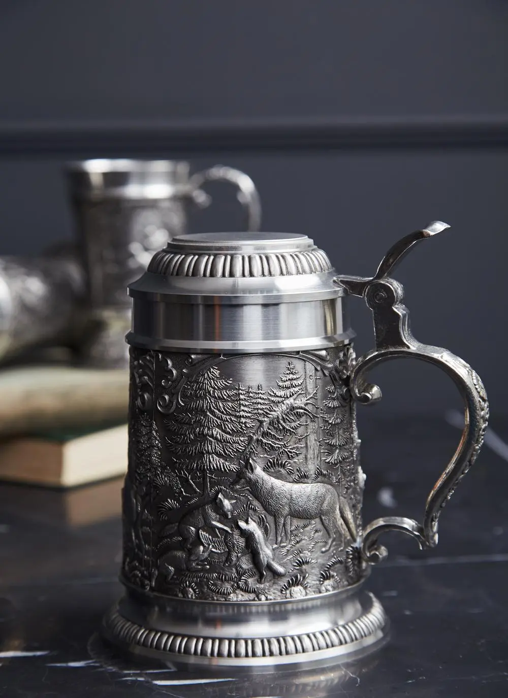 Irish Woodlands Scene Ornate Stein