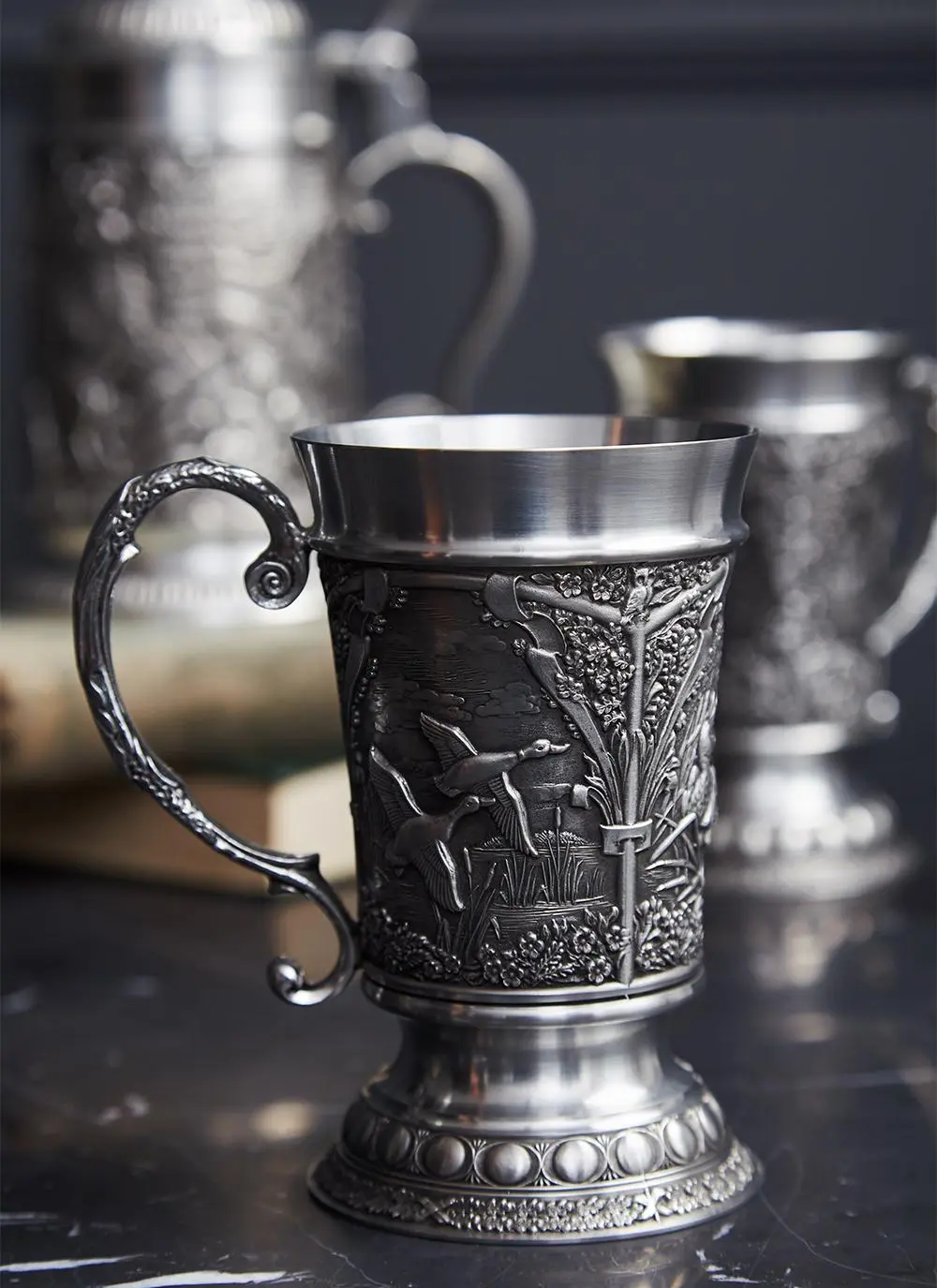 Woodland Scene Ornate Ducks Tankard