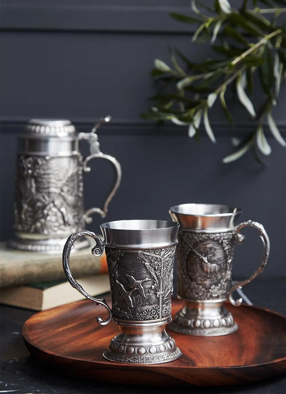 Woodland Scene Ornate Ducks Tankard