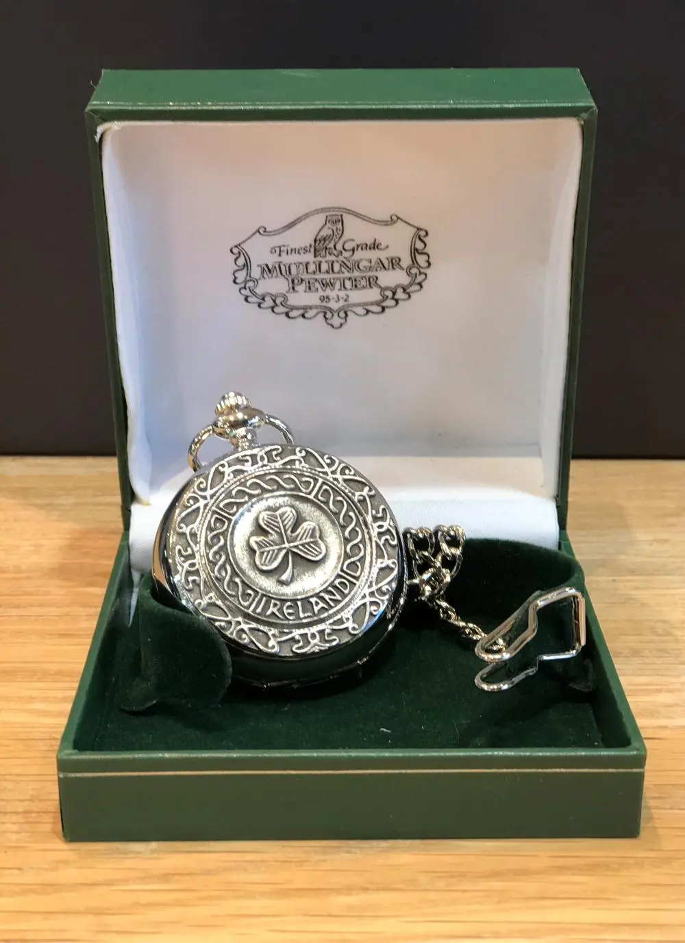 Shamrock Mechanical Pocket Watch 