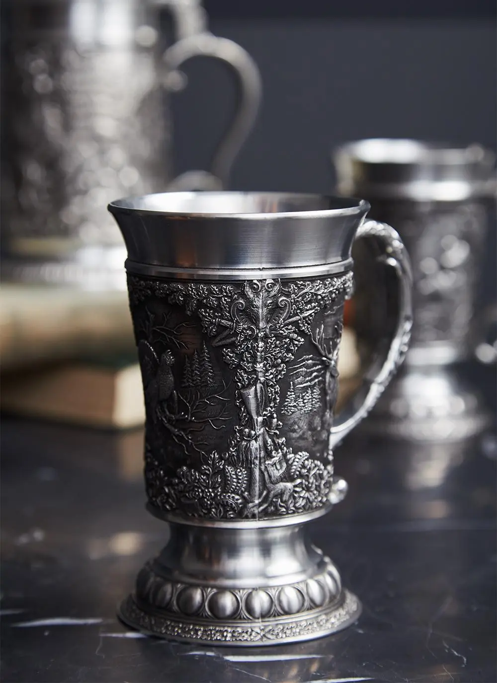 Woodland Scene Ornate Stag Tankard