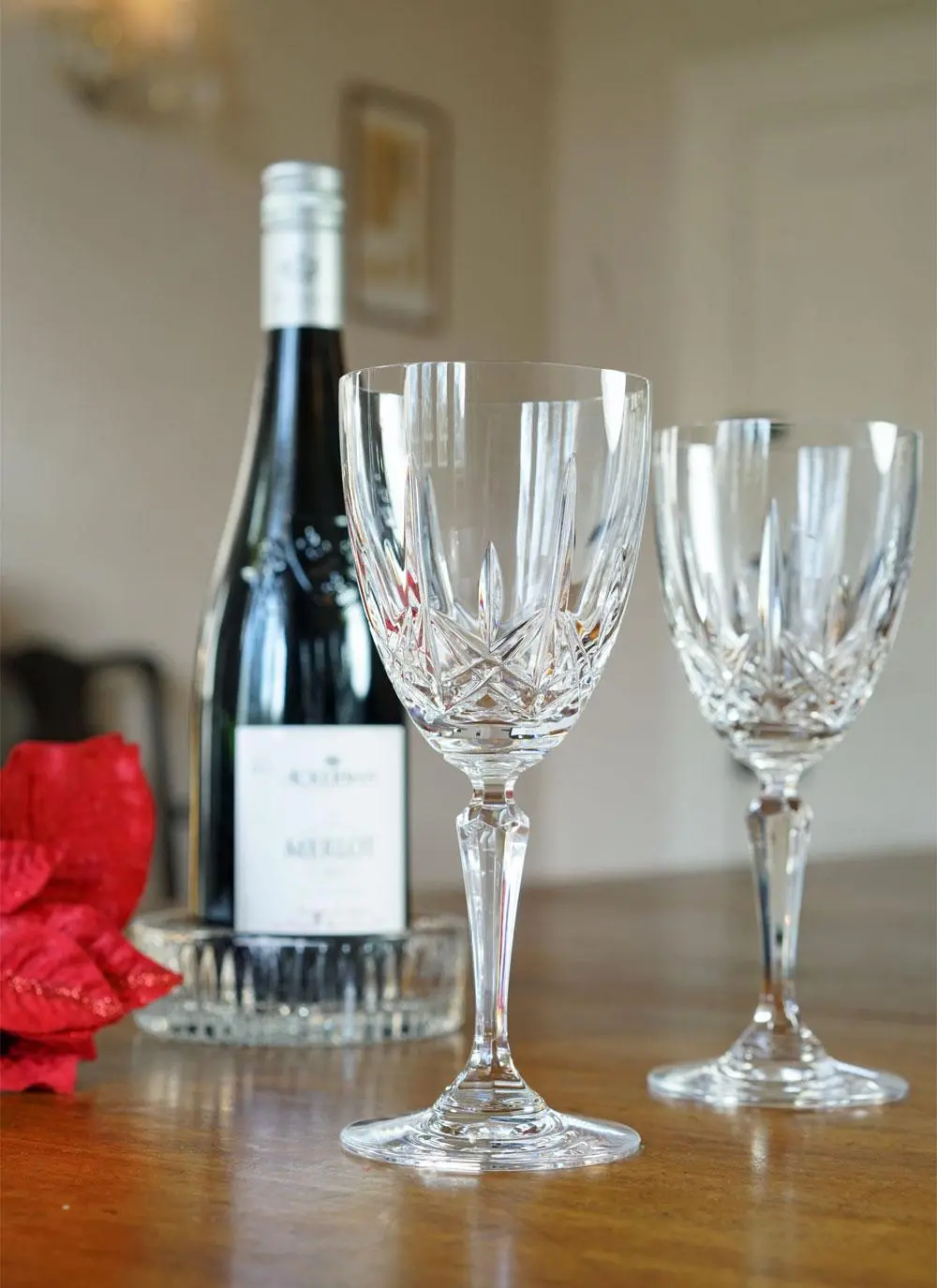 Waterford Crystal Marquis Naden Goblet Set of 2 