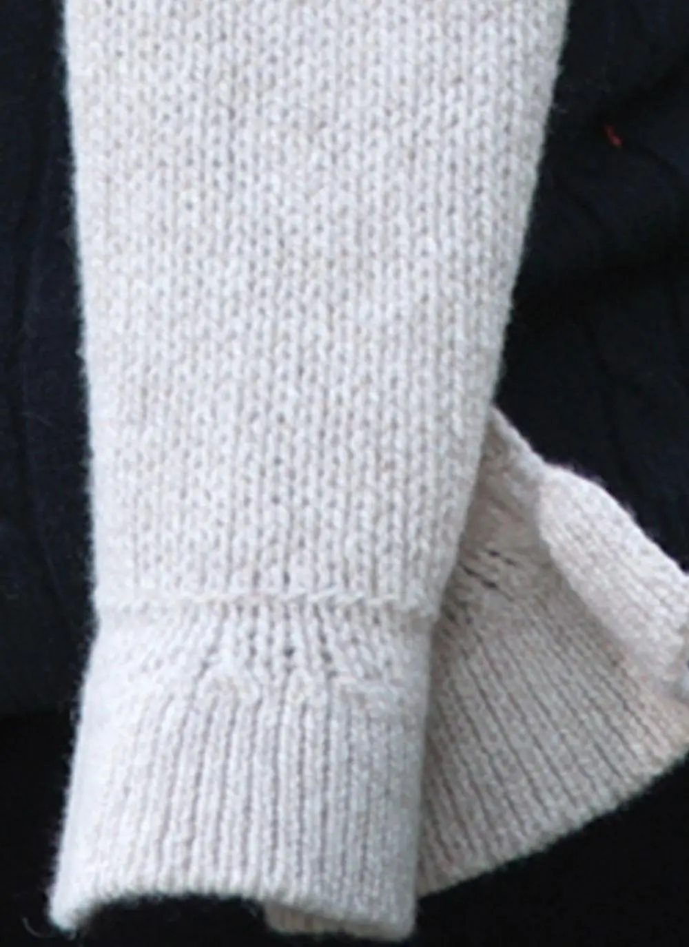 Fisherman Ruffle Scarf Oatmeal