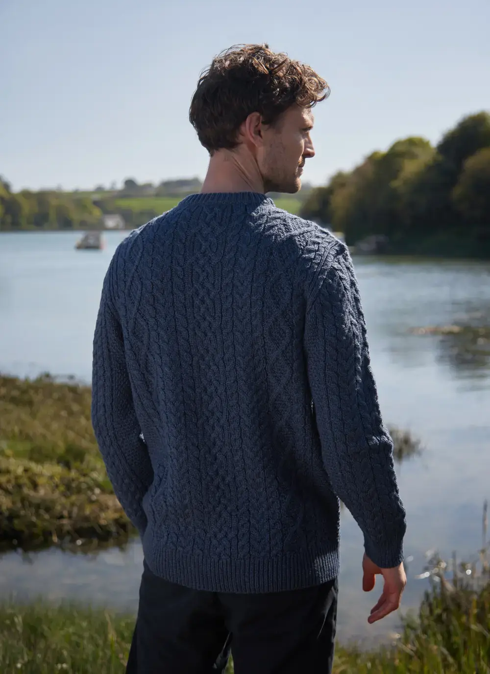 Oisin Aran Crew Neck Sweater