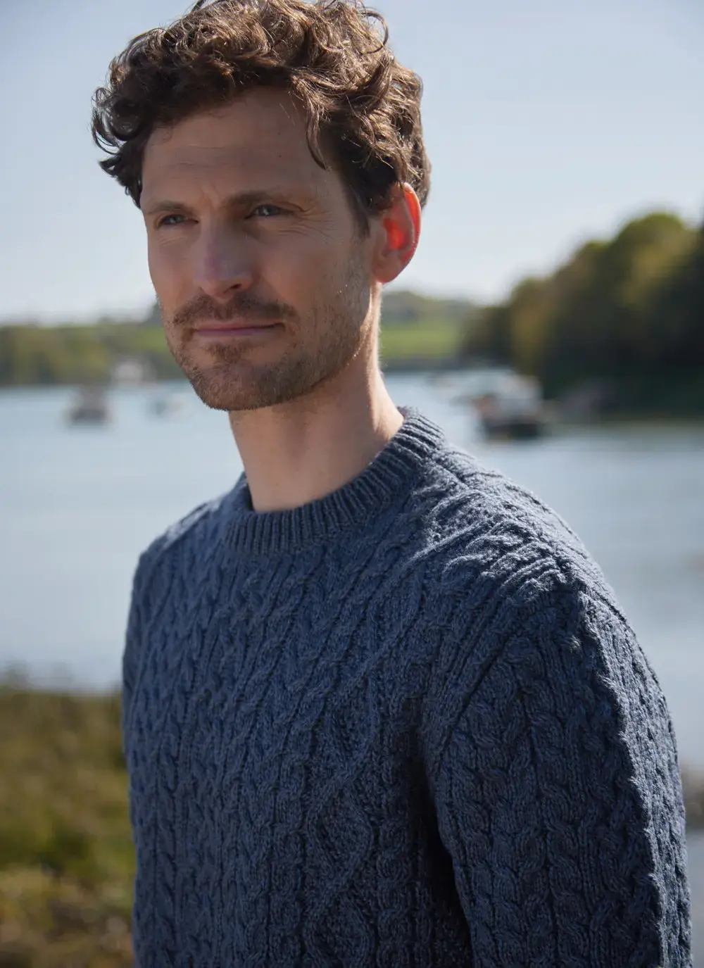 Oisin Aran Crew Neck Sweater