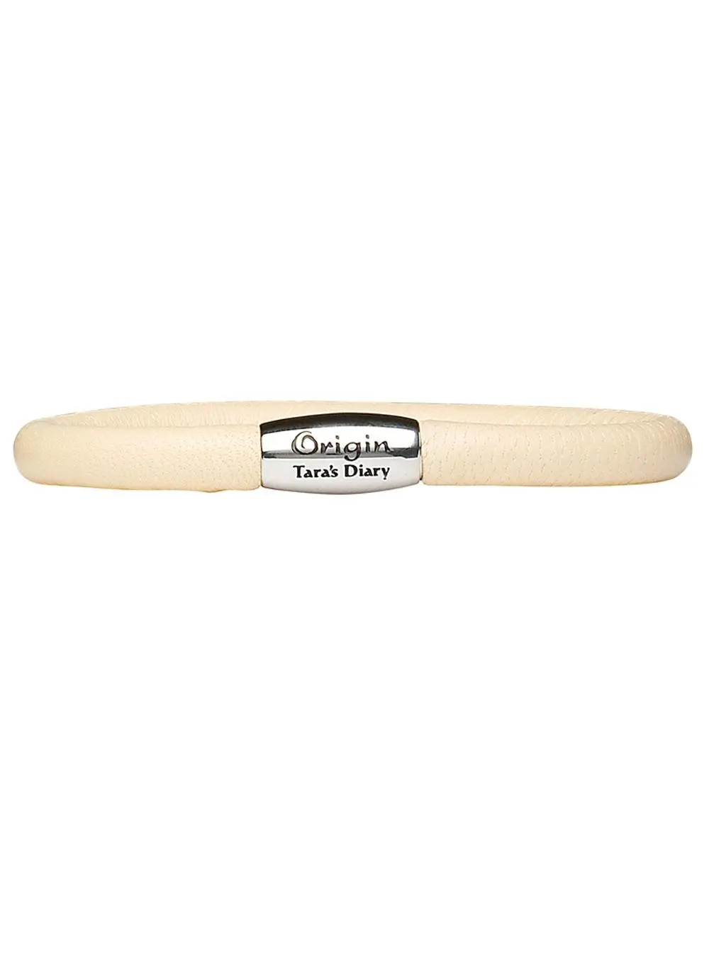 Origin Cream Single 7.5 Inch Leather Bracelet